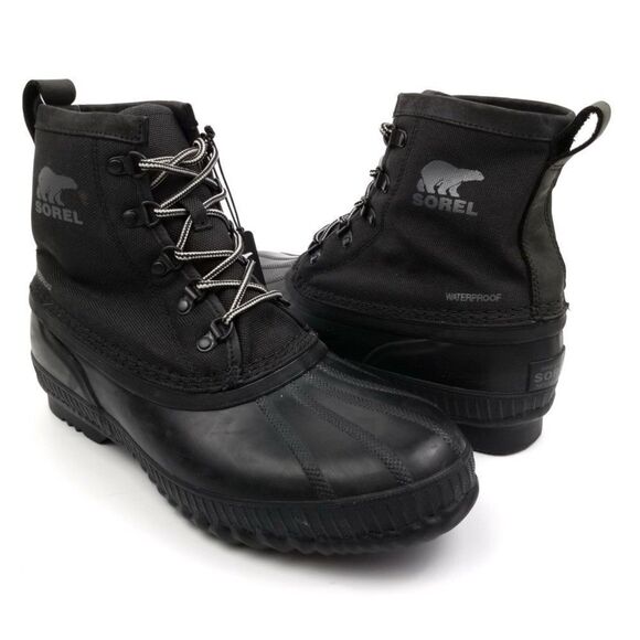 Sorel Cheyanne II Short Nylon Waterproof Duck Boot Black 11 Winter Rain Gorpcore - Picture 4 of 8
